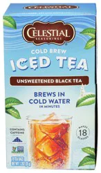 Celestial Seasonings Tea Cold Brew Unsweetened - 18 ct