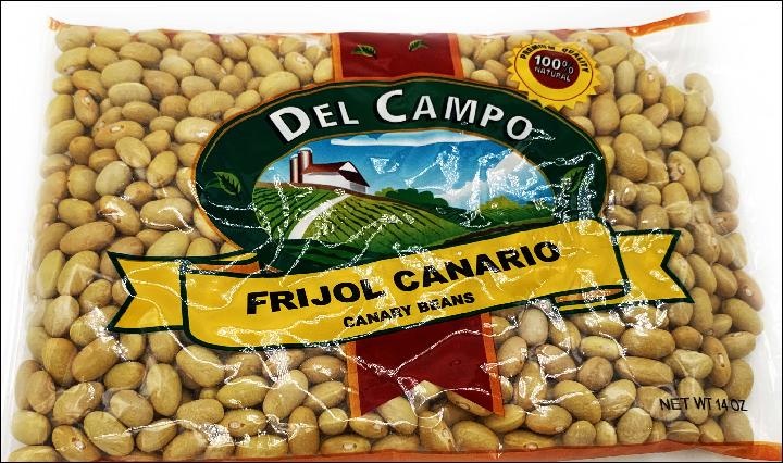 slide 1 of 1, Del Campo D/C Canary Beans 14Z, 14 oz