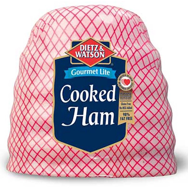 slide 1 of 1, Dietz & Watson Gourmet Lite Uncured Cookedham, per lb