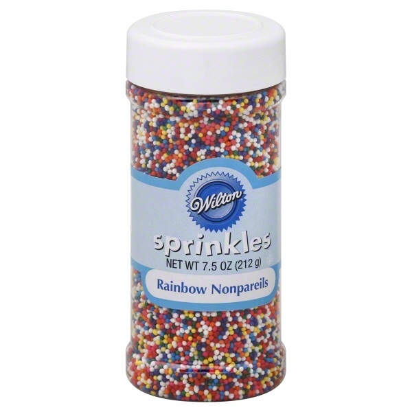 Wilton Rainbow Nonpareils Sprinkles 7.5 Oz | Shipt