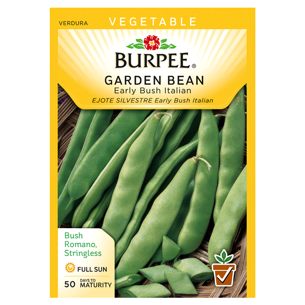 slide 1 of 1, Burpee Garden Bean Early Bush Italian Seeds, 1 ct