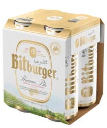 Bitburger Premium Pils Beer 4 - 16.9 fl oz Cans