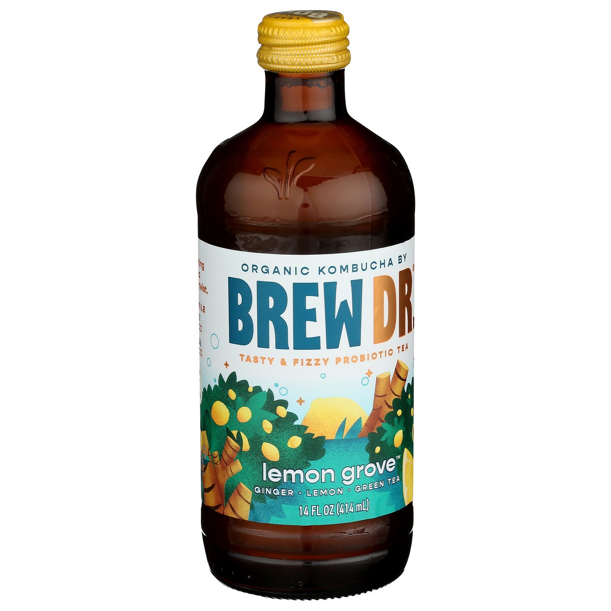 slide 6 of 9, Brew Dr. Brew Dr Kombucha Lemon Grove - 14 fl oz, 14 fl oz