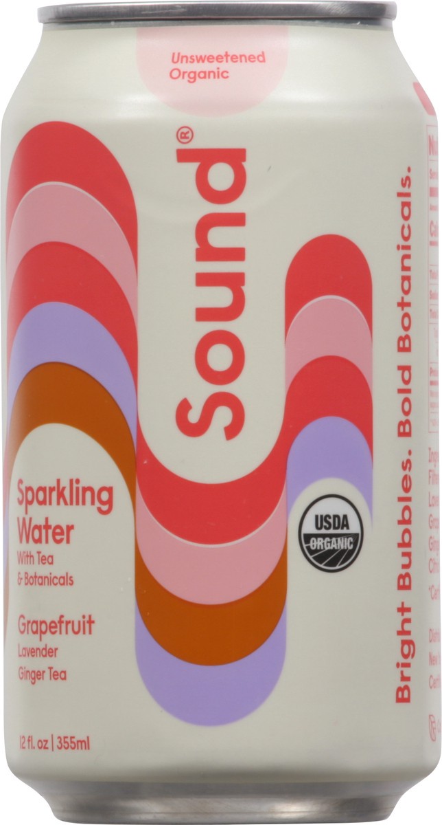 slide 6 of 12, SOUND Unsweetened Organic Grapefruit Sparkling Water 12 fl oz, 