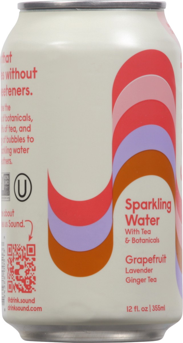 slide 7 of 12, SOUND Unsweetened Organic Grapefruit Sparkling Water 12 fl oz, 