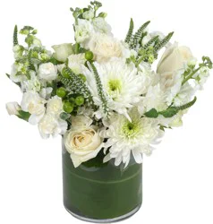 Central Market White Signature Vase Arrangement