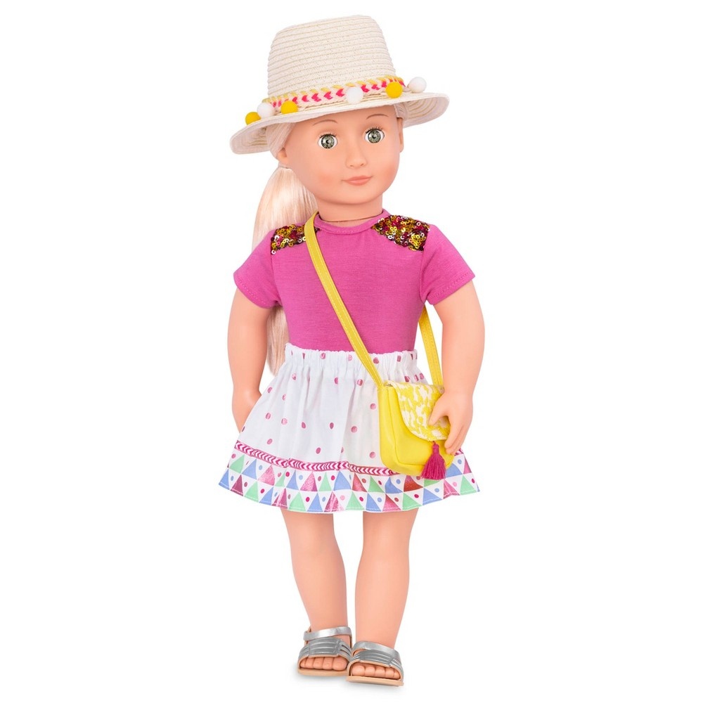 slide 2 of 3, Our Generation Vacation Style Travel Fashion Outfit for 18" Dolls, 1 ct