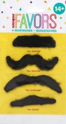 Unique Mustaches - 4 ea