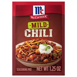 Mccormick Mild Chili Seasoning Mix - 1.25 Oz