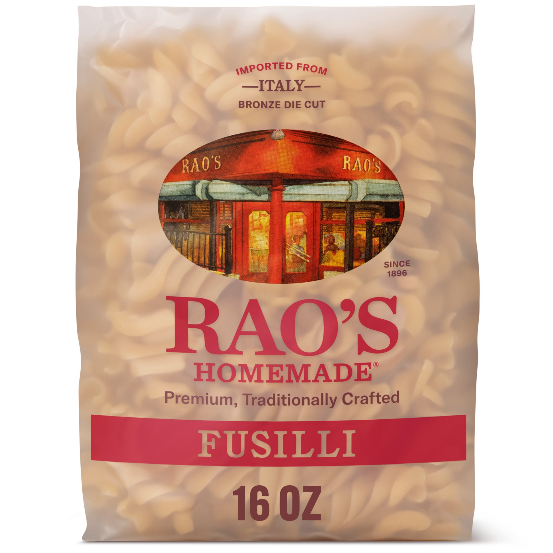 slide 1 of 13, Rao's Homemade Bronze Die Cut Fusilli 16 oz, 16 oz