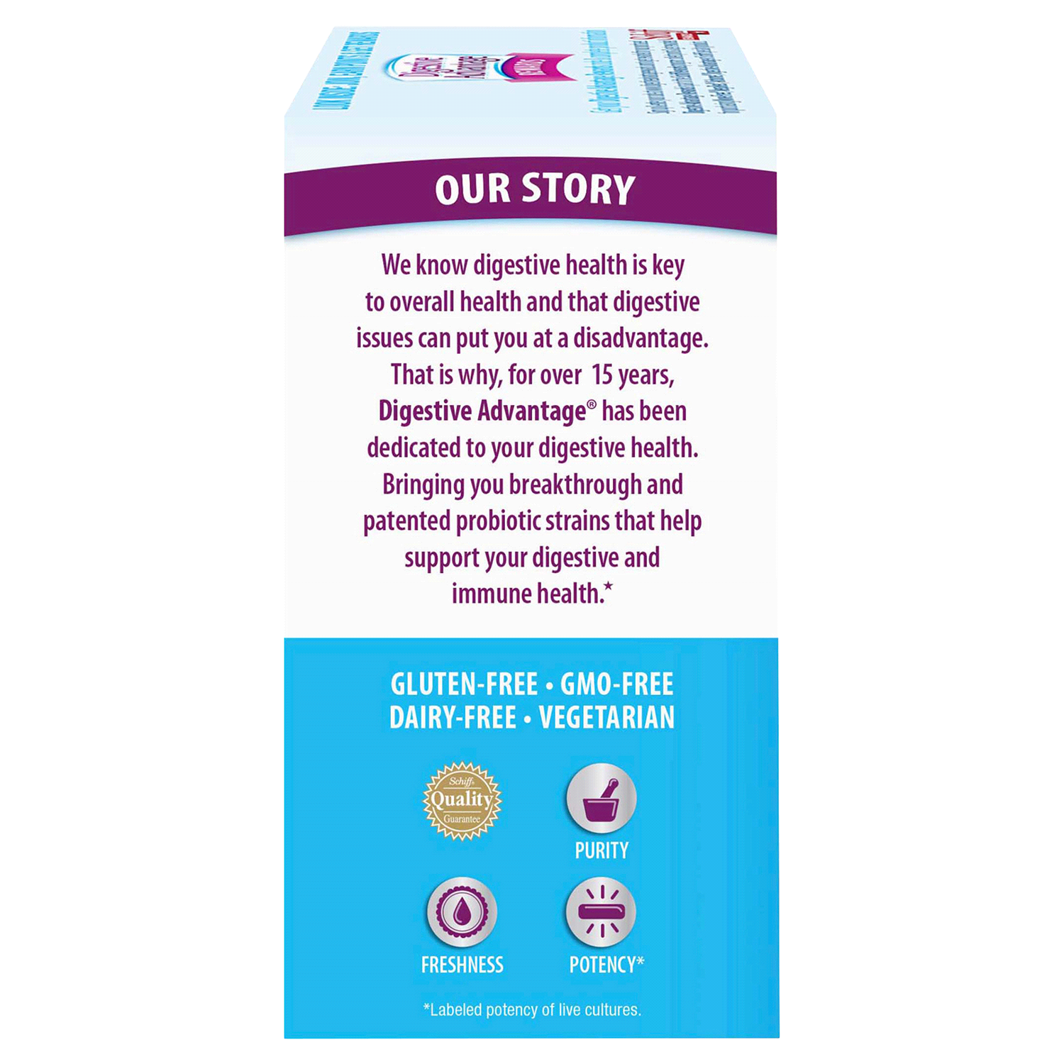 slide 2 of 3, Digestive Advantage Daily Probiotic, 60 Capsules, 60 ct