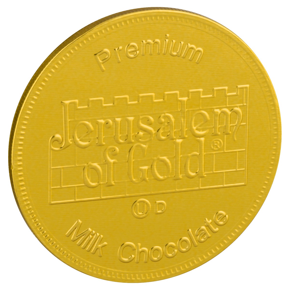 slide 2 of 9, Jerusalem of Gold Premium Medallion Milk Chocolate 0.81 oz, 0.81 oz