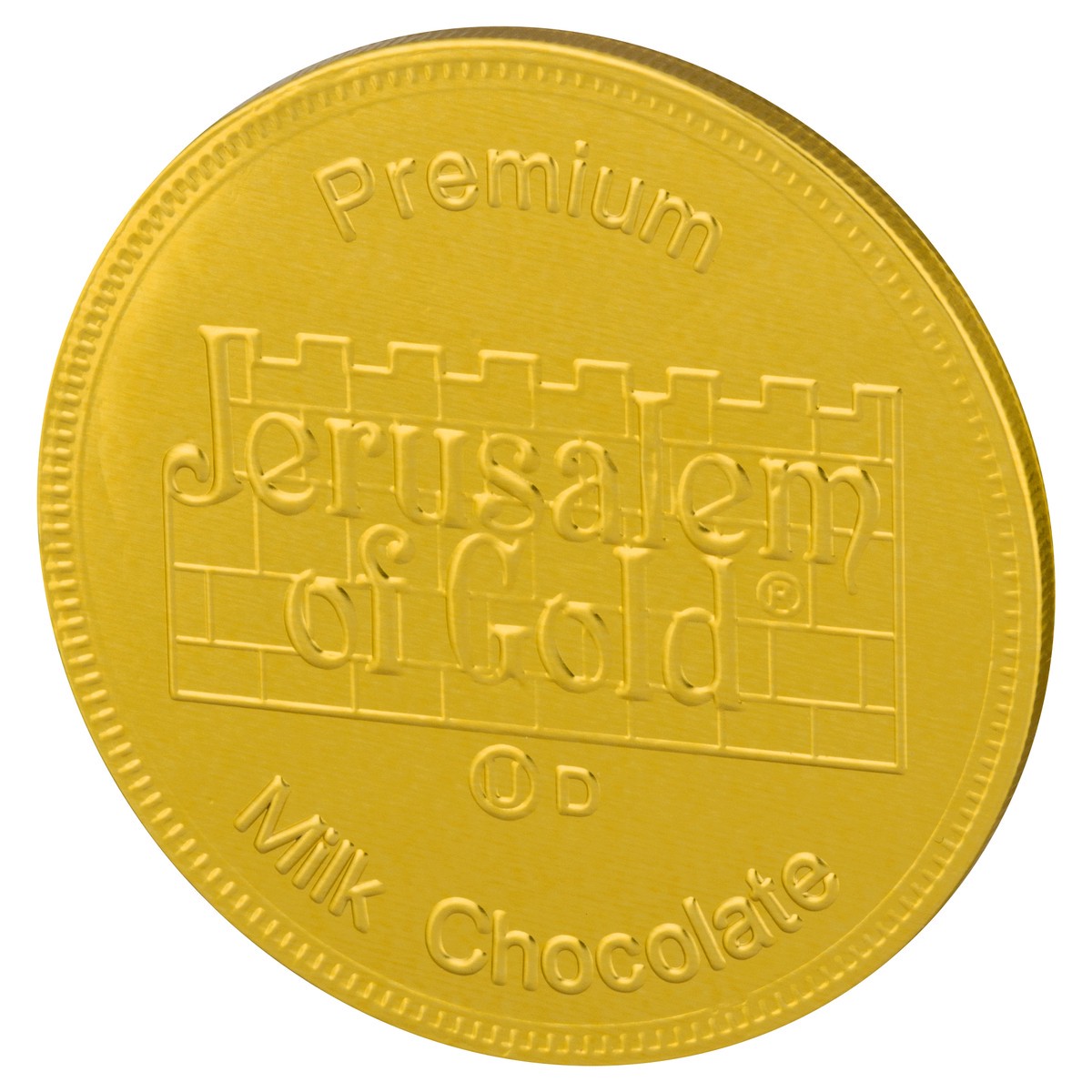 slide 3 of 9, Jerusalem of Gold Premium Medallion Milk Chocolate 0.81 oz, 0.81 oz