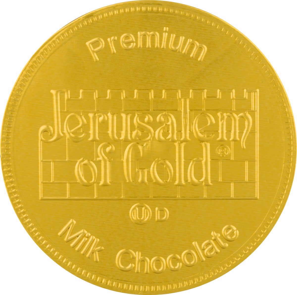 slide 6 of 9, Jerusalem of Gold Premium Medallion Milk Chocolate 0.81 oz, 0.81 oz