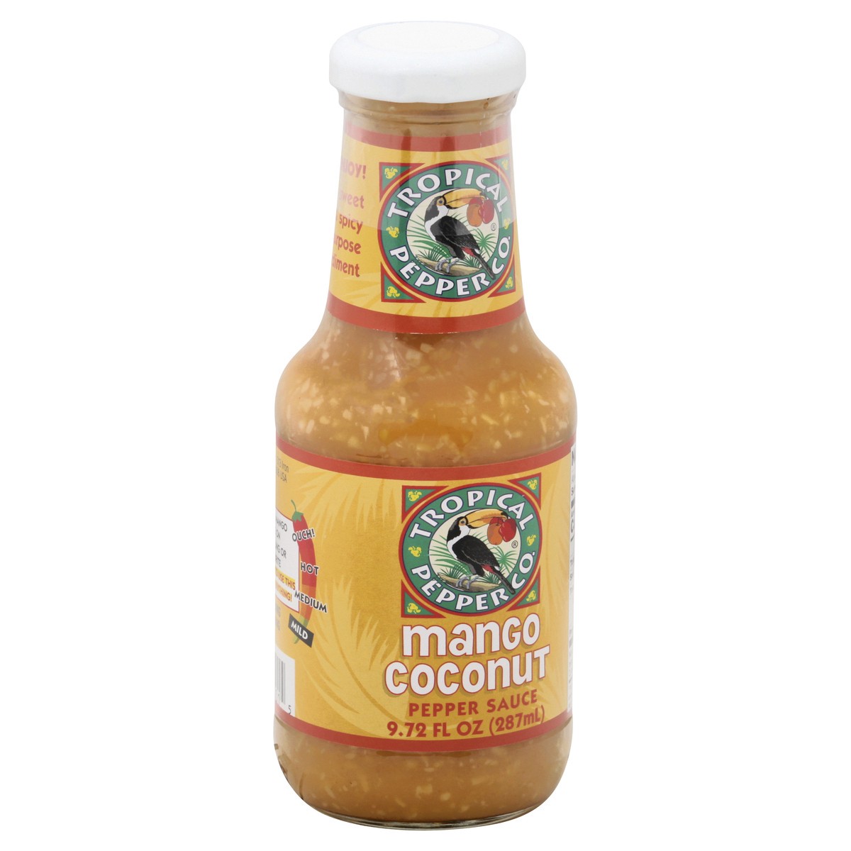 slide 2 of 10, Tropical Pepper Pepper Sauce, Mango Coconut, 10.5 oz