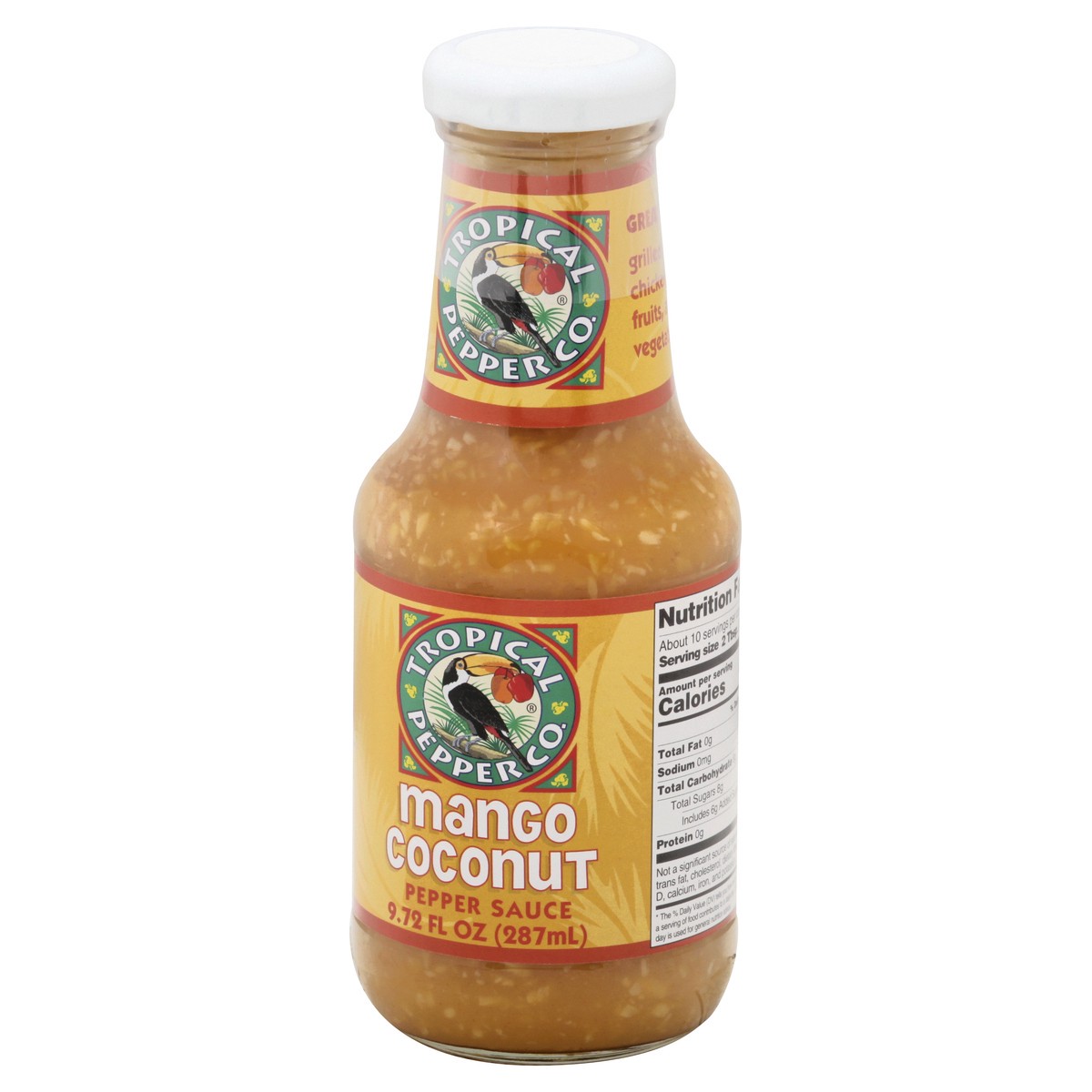 slide 3 of 10, Tropical Pepper Pepper Sauce, Mango Coconut, 10.5 oz