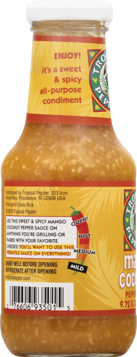 slide 7 of 10, Tropical Pepper Pepper Sauce, Mango Coconut, 10.5 oz