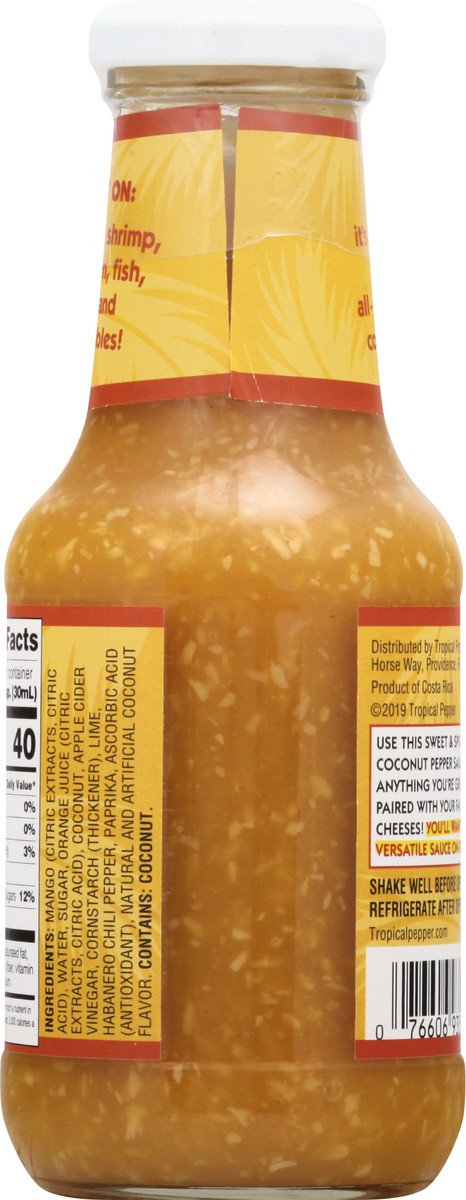 slide 10 of 10, Tropical Pepper Pepper Sauce, Mango Coconut, 10.5 oz