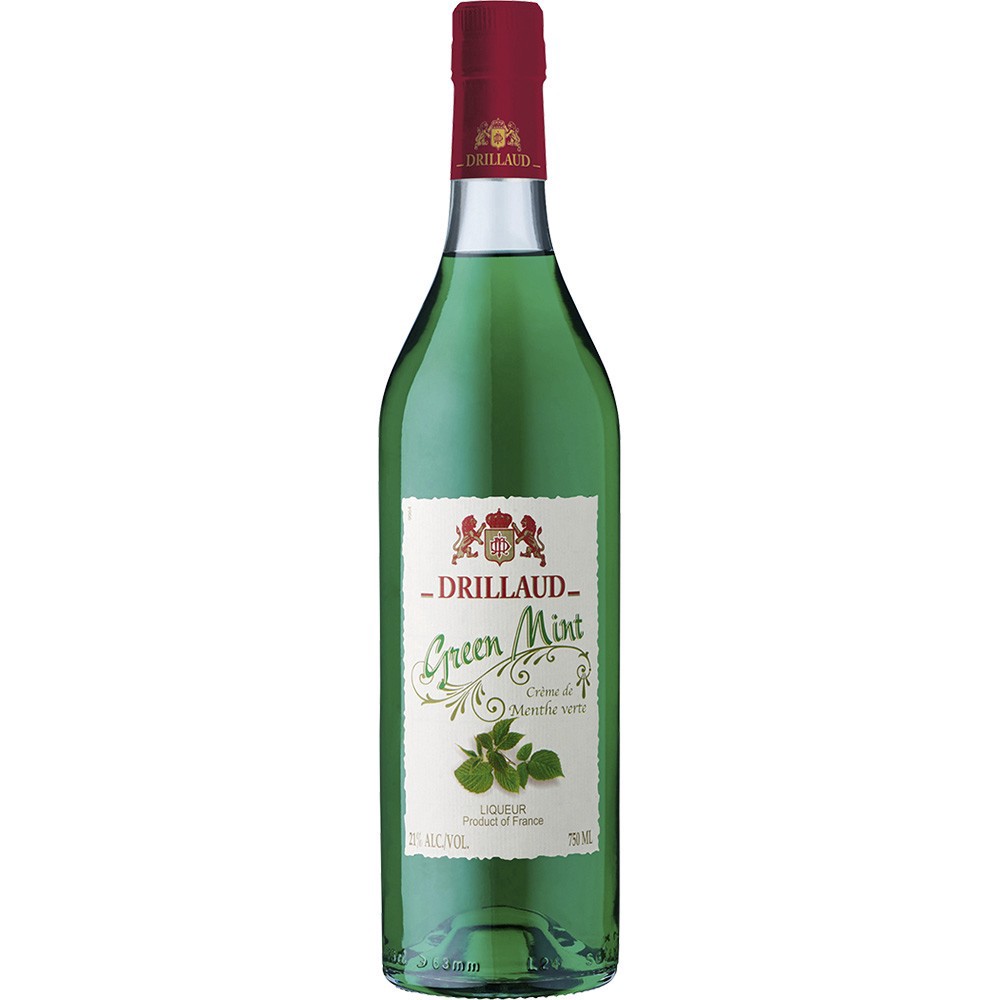 slide 1 of 1, Drillaud Creme De Menthe Green, 750 ml