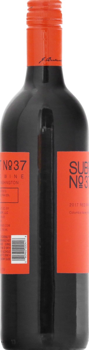 slide 6 of 10, Subplot No 37 Columbia Valley Washington Red Wine 750 ml, 750 ml