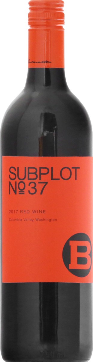 slide 7 of 10, Subplot No 37 Columbia Valley Washington Red Wine 750 ml, 750 ml
