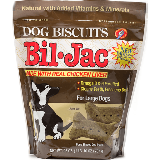 slide 1 of 1, Bil-Jac Large Dog Biscuits, 26 oz