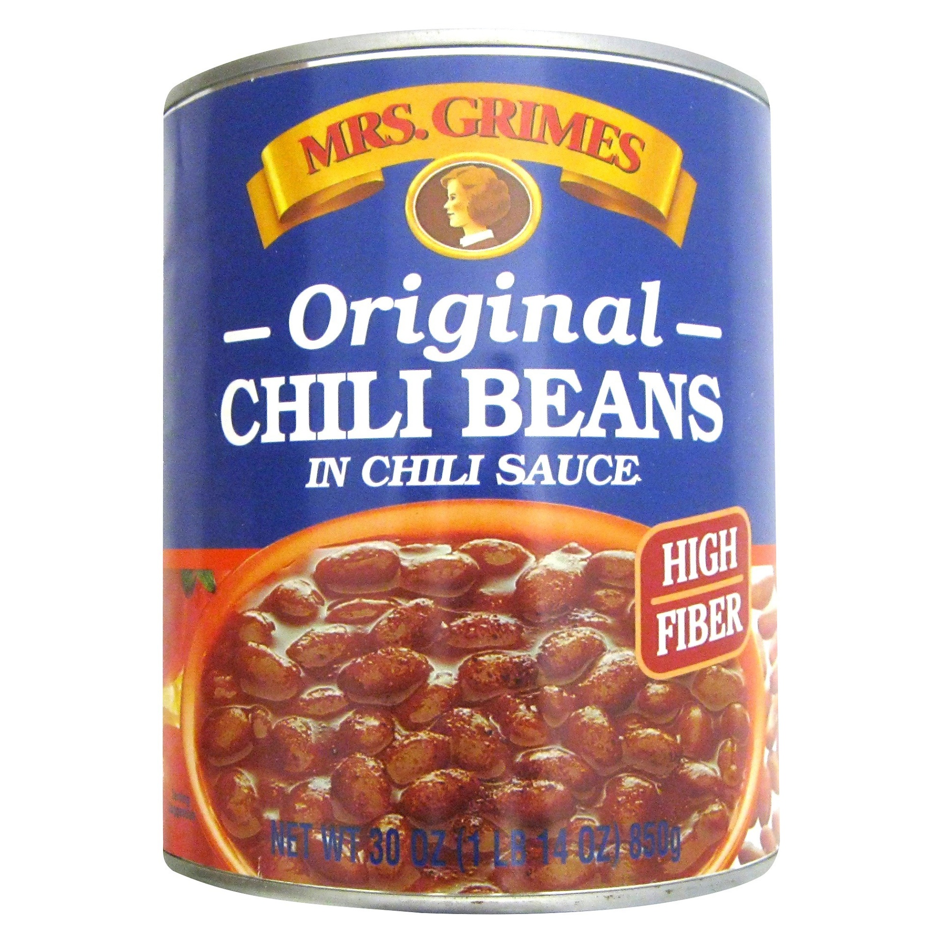 Mrs. Grimes Vegetarian Original Chili Beans in Chili Sauce 30 oz | Shipt