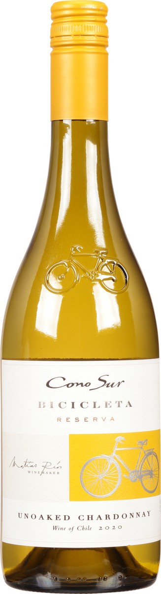 slide 5 of 9, Cs Bicicleta Cono Sur Bicicleta Chardonnay, 750 ml