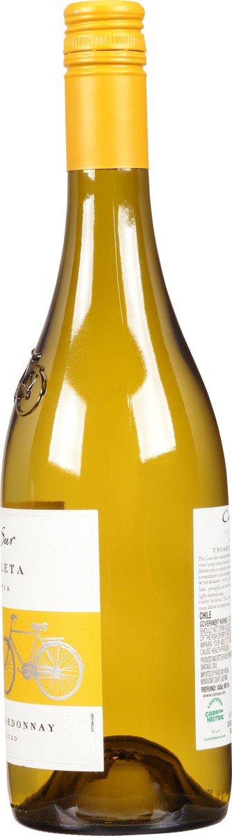 slide 2 of 9, Cs Bicicleta Cono Sur Bicicleta Chardonnay, 750 ml