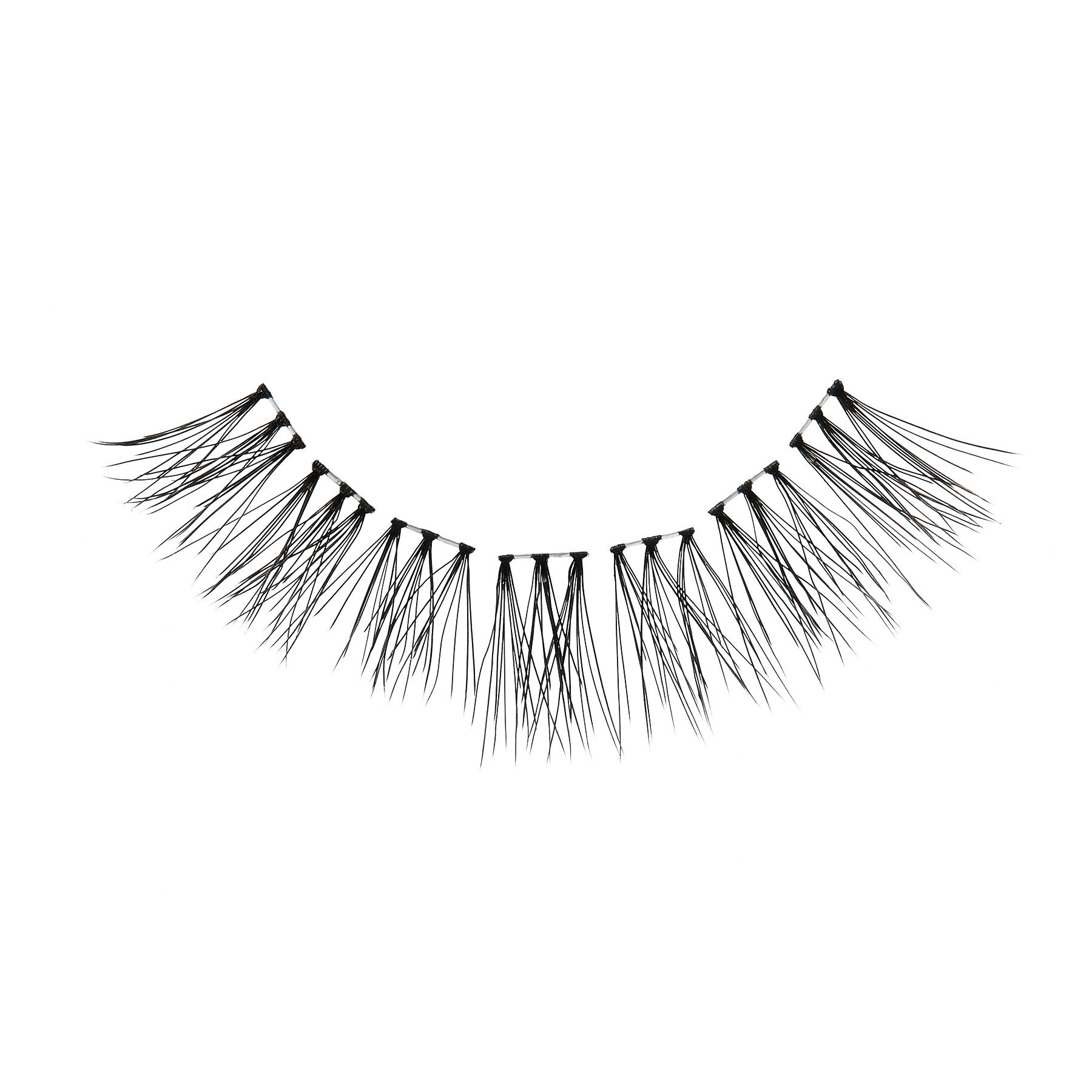 slide 2 of 5, KISS Looks So Natural Trio Lash Medium Combo Pack, False Eyelashes with Tapered End Technology, 3D Lengths & Angles, Easy Grip Tray with Built-In Glue Pocket, 30 Trio Lashes in Short & Medium Lengths, 30 ct