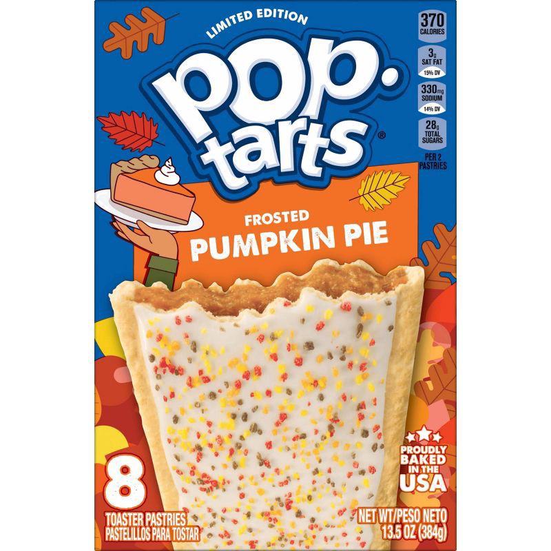 slide 4 of 5, Pop-Tarts Frosted Pumpkin Pie Toaster Pastries - 8ct / 13.5oz, 8 ct; 13.5 oz