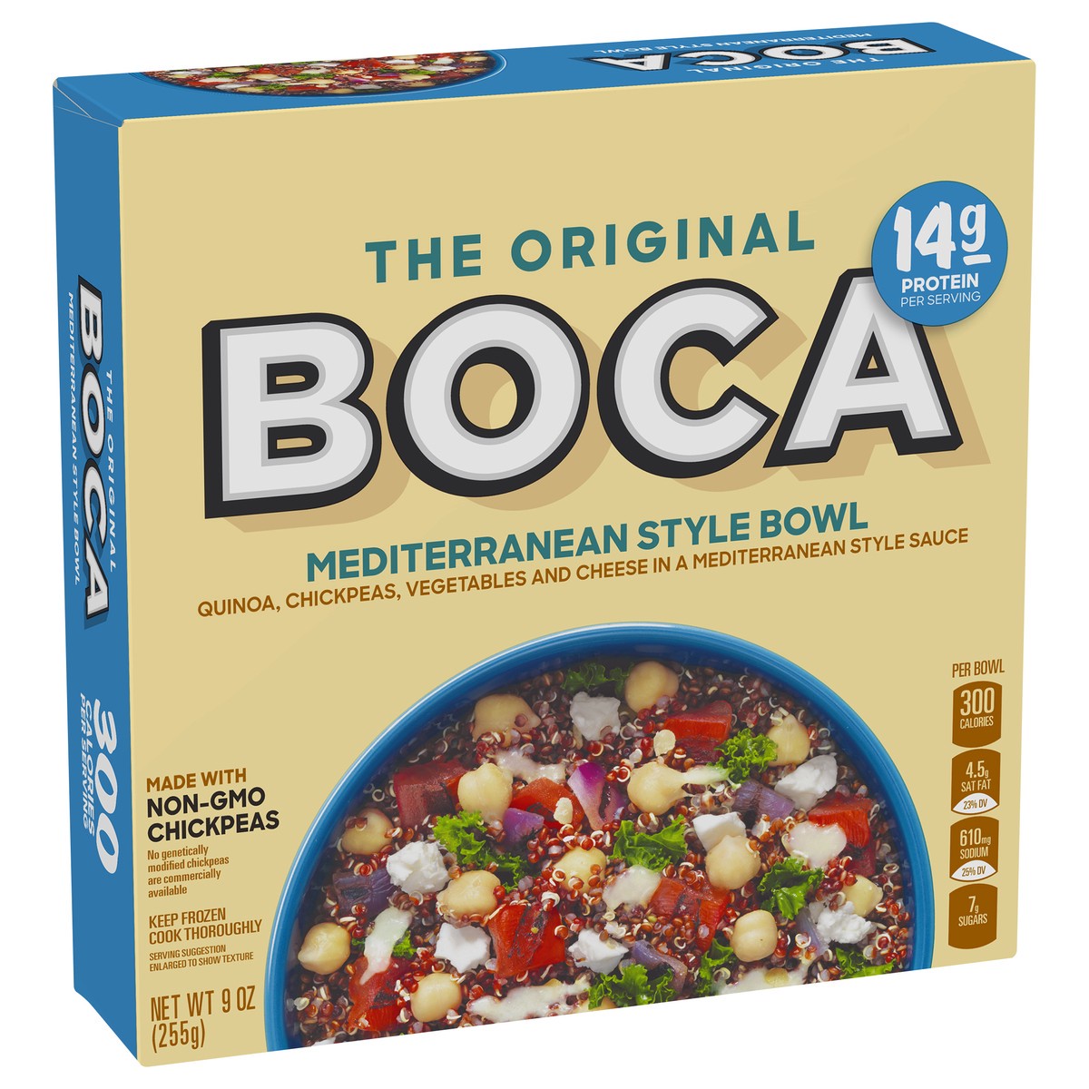 slide 10 of 10, BOCA Mediterranean Style Chickpea Bowl, 9 oz Box, 9 oz