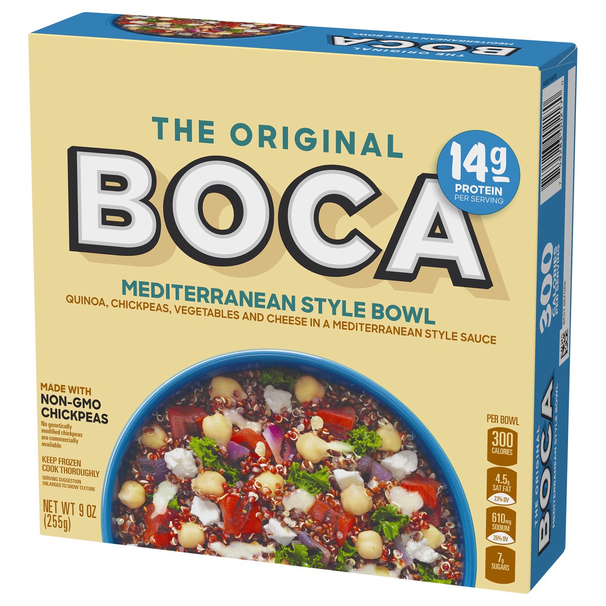 slide 2 of 10, BOCA Mediterranean Style Chickpea Bowl, 9 oz Box, 9 oz