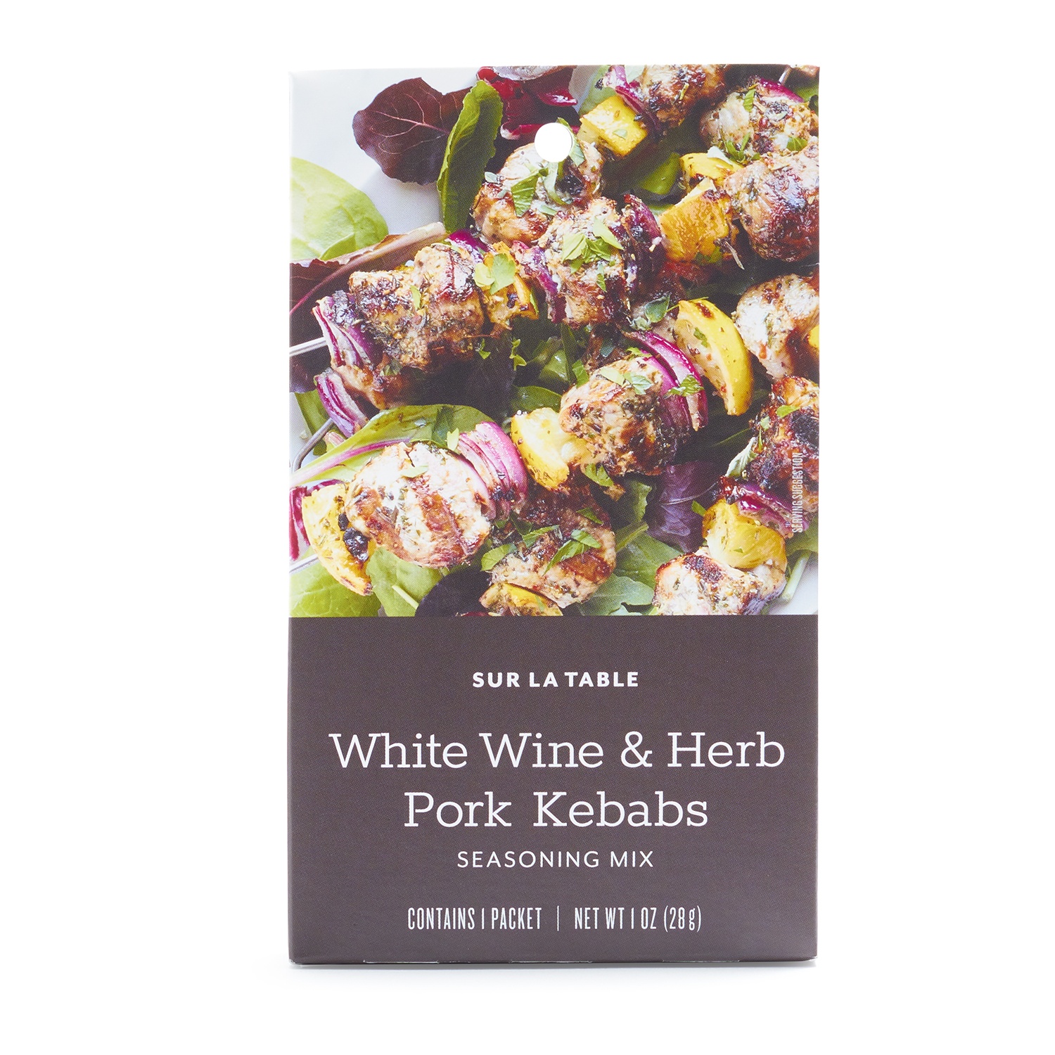 slide 1 of 1, Urban Accents Sur La Table White Wine & Herb Pork Kebabs Seasoning Mix, 1 ct