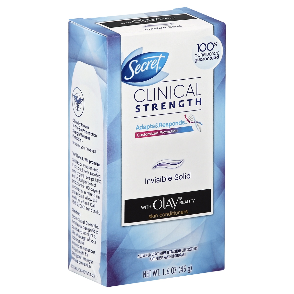 slide 1 of 1, Secret Antiperspirant/Deodorant , 1.6 oz