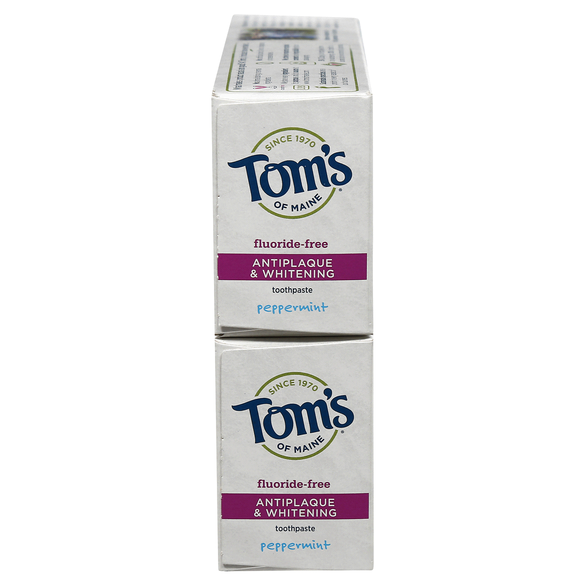 slide 3 of 8, Tom's of Maine Antiplaque and Whitening Peppermint Natural Toothpaste, 2 ct; 5.5 oz