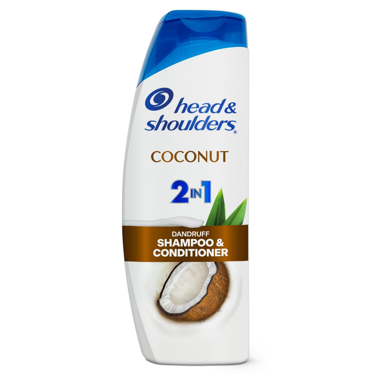 slide 1 of 8, Head & Shoulders Coconut 2 in 1 Dandruff Shampoo and Conditioner, Hydrating, Lightweight Moisture, Color Safe, 12.5oz, 12.5 fl oz