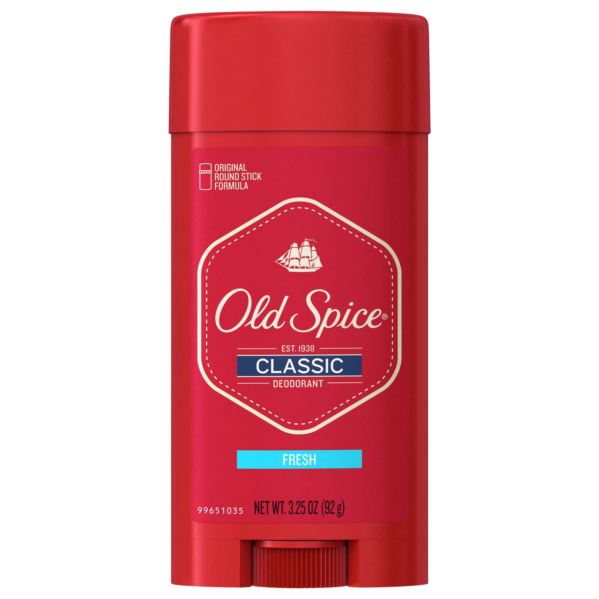 slide 5 of 8, Old Spice Fresh Classic Wide Solid, 3.25 oz