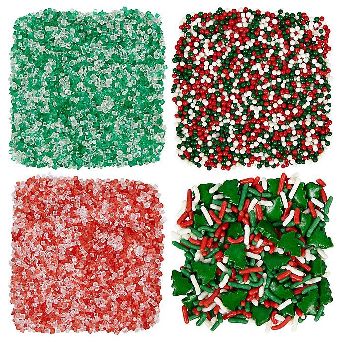 slide 3 of 4, Wilton Christmas Traditional Mega Sprinkles, 19.3 oz