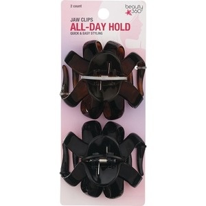 slide 1 of 1, Beauty 360 All-Day Hold Octopus Jaw Clips, 2 ct