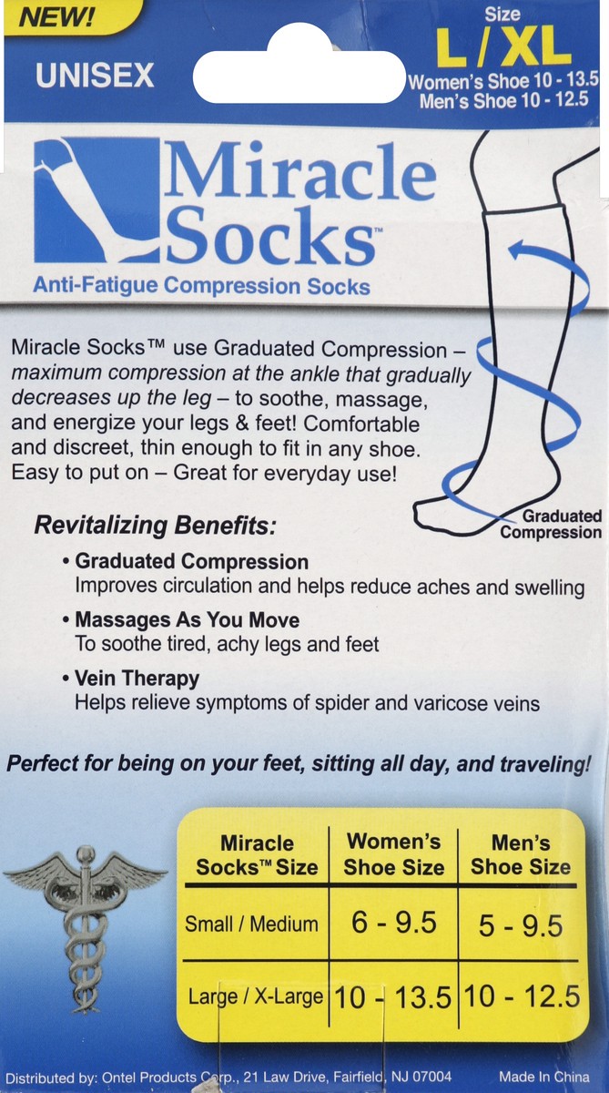 slide 2 of 5, Miracle Socks Socks 1 ea, 1 ct