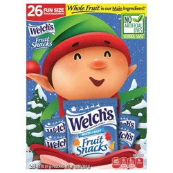 Welch's Fruit Snacks Mixed Fruit 26 ct Christmas Box