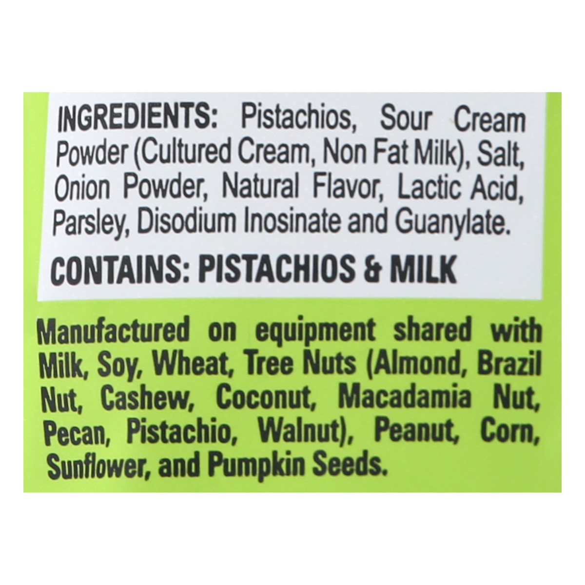 slide 8 of 12, GIANTS Sour Cream & Onion Flavor Pistachios 4.5 oz, 4.5 oz