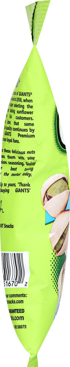 slide 6 of 12, GIANTS Sour Cream & Onion Flavor Pistachios 4.5 oz, 4.5 oz