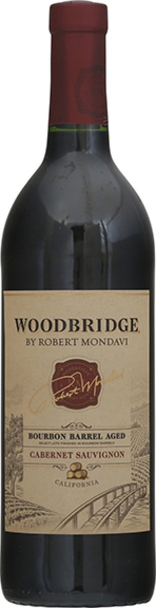 slide 5 of 9, Woodbridge by Robert Mondavi Bourbon Barrel Aged Cabernet Sauvignon Red Wine, 750 mL Bottle, 750 ml