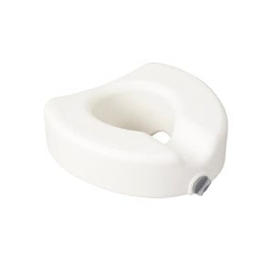 slide 1 of 1, Drive Medical Premium Plastic Raised Toilet Seat with Lock, Elongated, 1 ct