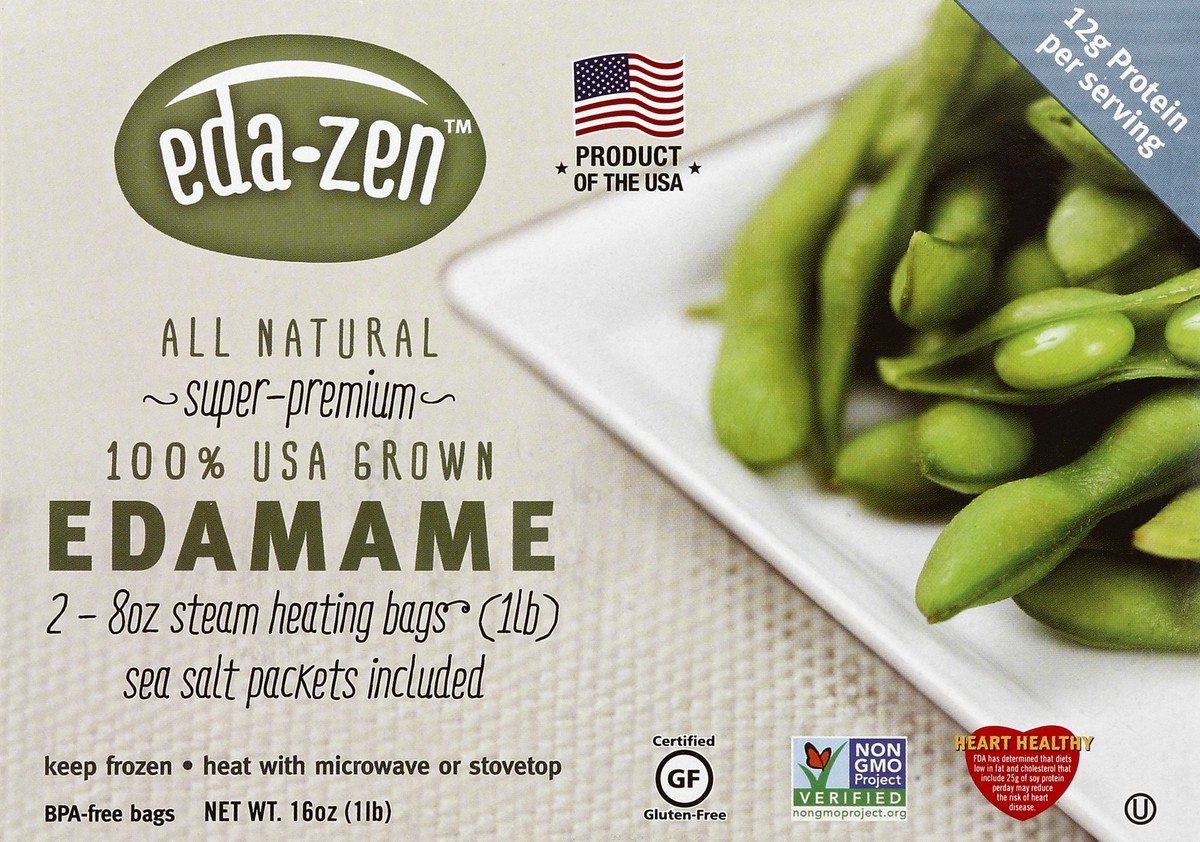 slide 2 of 4, eda-zen Edamame 2 ea, 2 ct