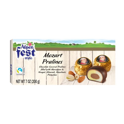 slide 1 of 1, Alpenfest Mozart pralines, 7 oz