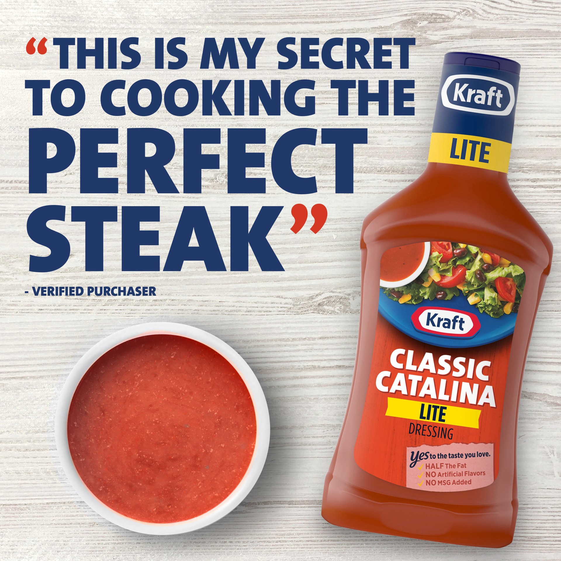 slide 5 of 8, Kraft Classic Catalina Lite Salad Dressing Bottle - 16 Fl. Oz., 16 fl oz