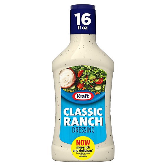 slide 1 of 8, Kraft Classic Ranch Salad Dressing Bottle - 16 Fl. Oz., 16 fl oz